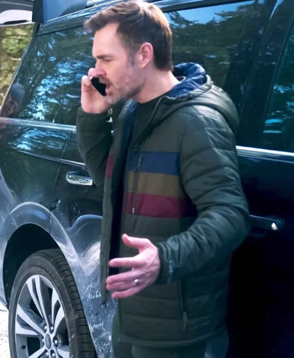 The Four Seasons S01 Will Forte Puffer Hooded Jacket