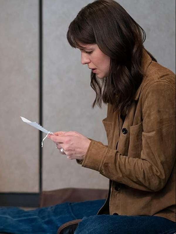 Sadie McCarthy The Girls on the Bus Brown Jacket