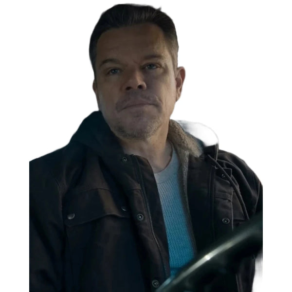 The Instigators Matt Damon Hooded Jacket