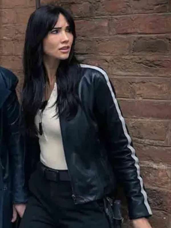 Charlie Cornwall The Librarians The Next Chapter Black Leather Jacket