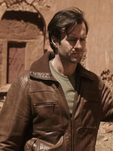 Cillian O’Sullivan The Lost Princess 2025 Brown Leather Jacket
