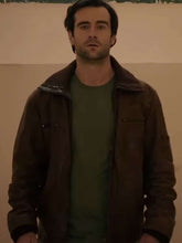 Cillian O’Sullivan The Lost Princess 2025 Brown Leather Jacket