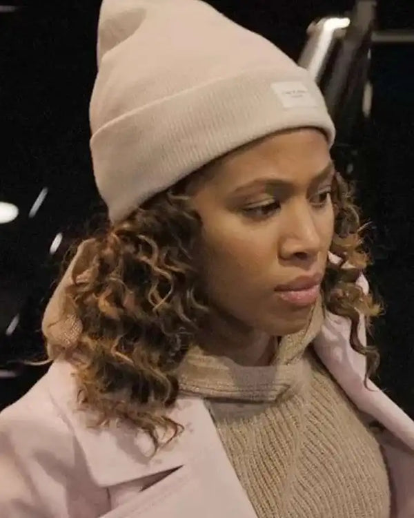 The Morning Show S03 Nicole Beharie Pink Trench Coat