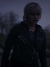 Ellen The Night Agent S01 Black Leather Jacket
