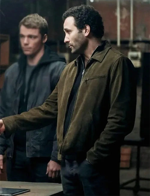 The Night Agent S02 Sami Suede Jacket