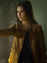 The Originals S04 Davina Claire Brown Leather Jacket
