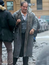 Oswald Cobblepot The Penguin Shearling Leather Coat