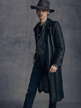 Benny Watts The Queen’s Gambit Black Leather Coat