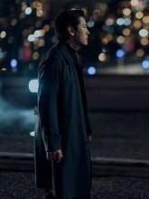 Teo Yoo The Recruit S02 Black Trench Coat