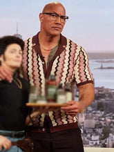 Drew Barrymore Show Dwayne Johnson Knit Shirt