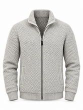 The Rookie TV Series Inspired Grey Zip-Up Knit Jacket