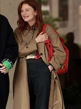 Julianne Moore The Room Next Door Brown Coat