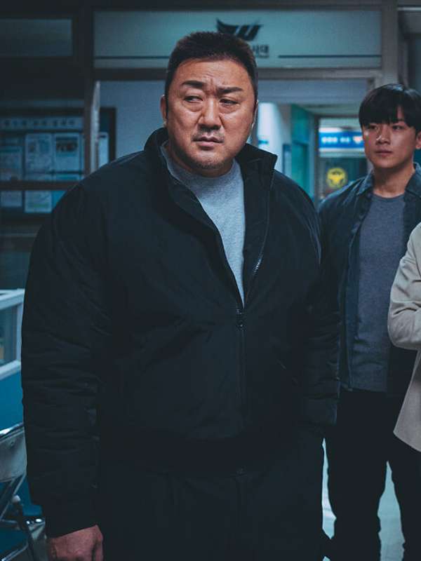 The Roundup Punishment Ma Seok-do Black Bomber Jacket