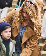The Rumour S01 Emily Atack Brown Coat