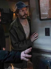 Michael Cera The Running Man Green Coat