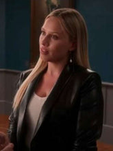 Gracie Dzienny The Sex Lives of College Girls Black Leather Blazer
