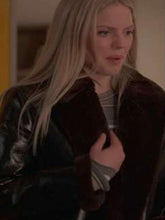 The Sex Lives of College Girls Reneé Rapp Shearling Leather Coat