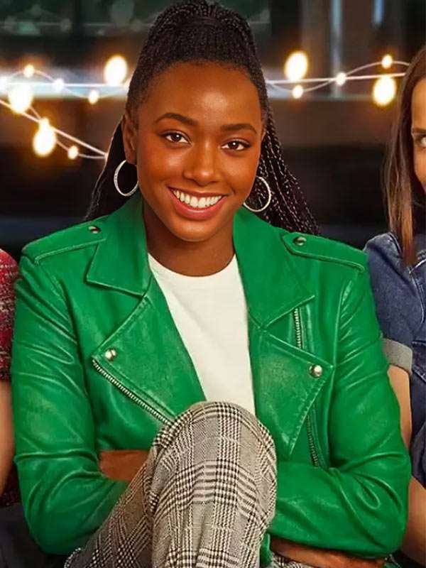 The Sex Lives of College Girls Whitney Chase Green Jacket