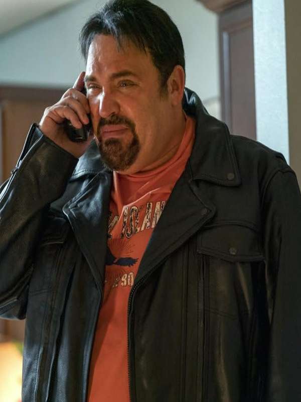 Russ Faria The Thing About Pam Black Leather Jacket