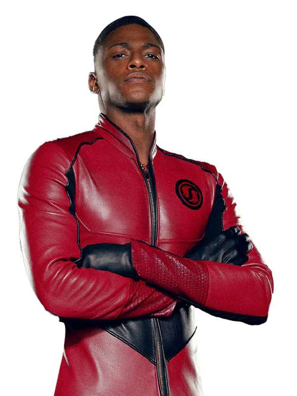 Edison Reeves Marcus Hargreeves The Umbrella Academy Leather Jacket – Edison Jacket