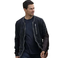 The Union Mark Wahlberg Black Bomber Jacket