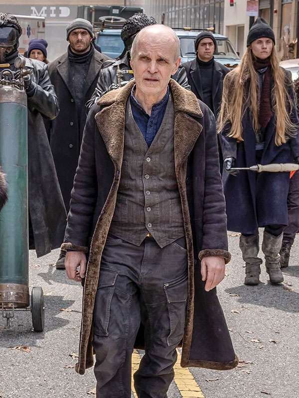The Croat The Walking Dead Dead City Shearling Leather Coat