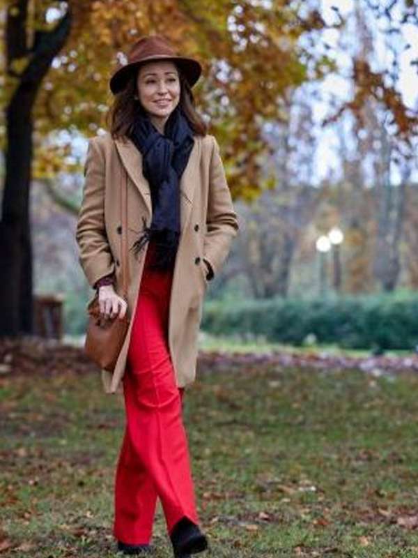 Autumn Reeser The Wedding Veil Inspiration Brown Coat