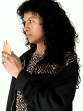 The Wrong Girls Alia Shawkat Leopard Print Black Jacket