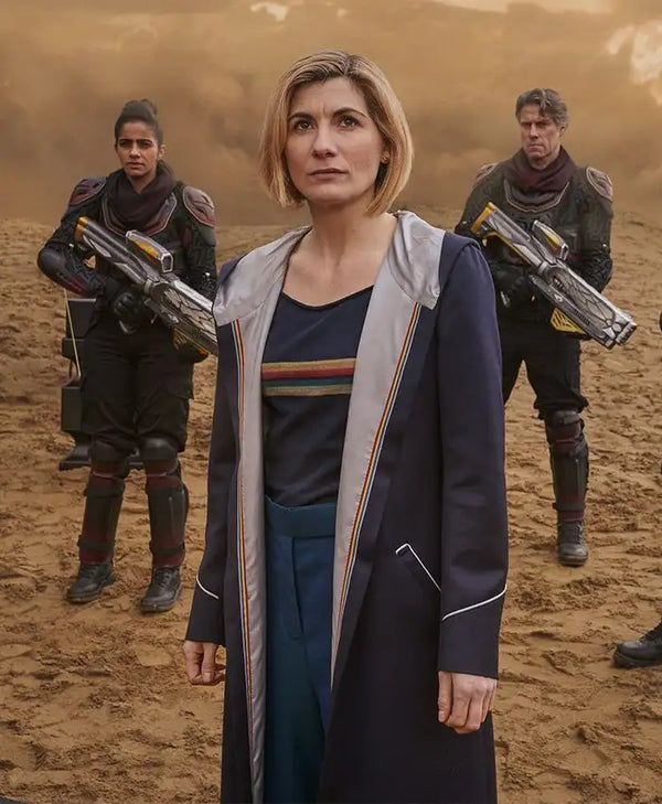 Thirteenth Doctor S13 Grey Long Coat