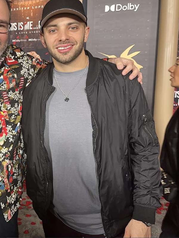 Malcolm Kelner This Is Me Now 2024 Black Bomber Jacket