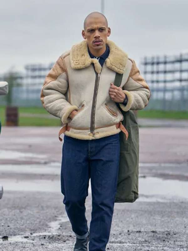 Gregory Williams This Town Shearling Leather Jacket