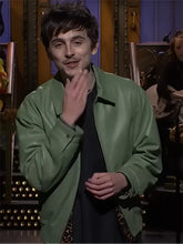 SNL Timothee Chalamet Leather Jacket