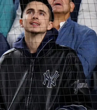 Timothée Chalamet Yankees Varsity Jacket