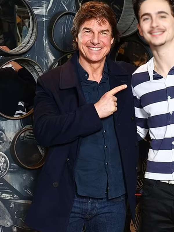 Tom Cruise A Complete Unknown 2024 Blue Coat