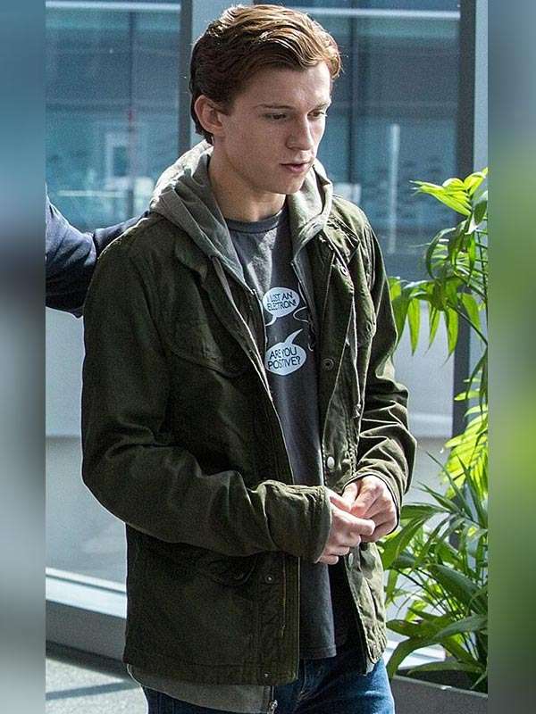 Spider Man Homecoming Tom Holland Green Jacket