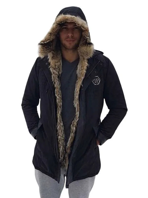 Top G Andrew Tate Black Hooded Faux Shearling Jacket