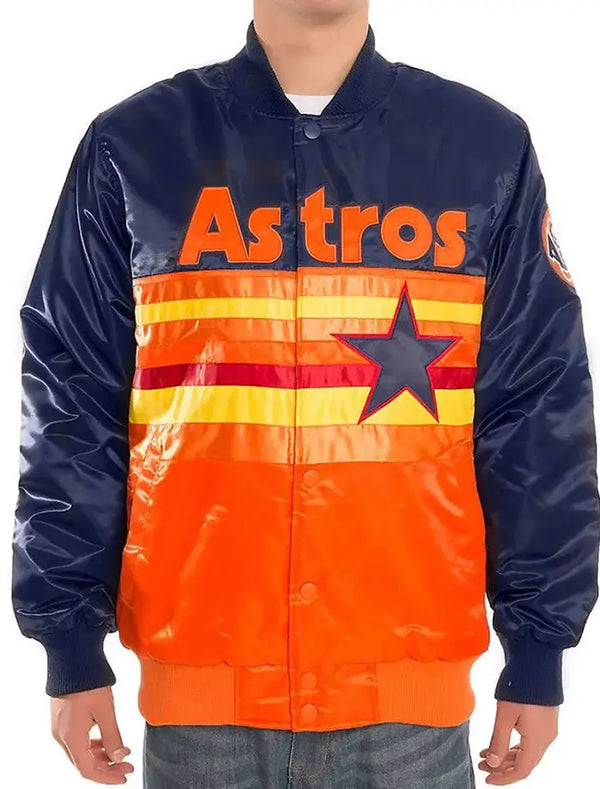 Torres Houston Astros Satin Varsity Jacket