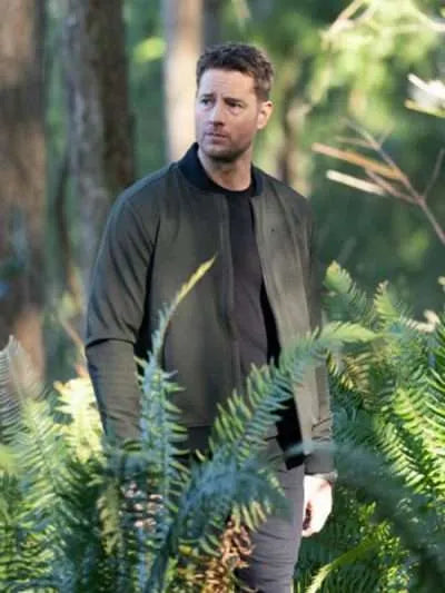 Justin Hartley Tracker S03 Green Bomber Jacket