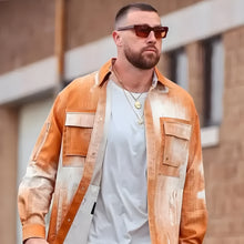 Travis Kelce Chiefs Orange Jacket