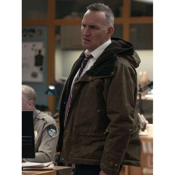 Ted Corsaro True Detective S04 Brown Jacket