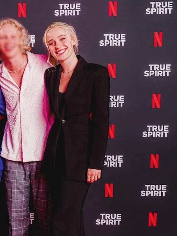 Bridget Webb True Spirit Movie Event Black Blazer