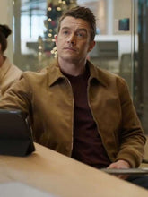 Robert Buckley Twas The Date Before Christmas 2024 Brown Jacket