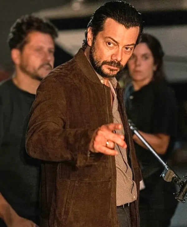Two Graves S01 Álvaro Morte Brown Jacket