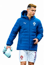 Re-created Cristiano Ronaldo Portugal puffer jacket front view