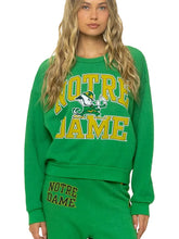 Aviator Nation x Notre Dame 2026 Kelly Green Sweatshirt front view
