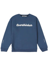 Unisex Overthinker Blue Pink Sweatshirt 
