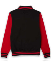 Black and Red Batman Varsity Jacket