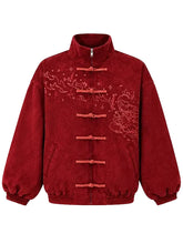 Chinese Suede Leather Jacket front view