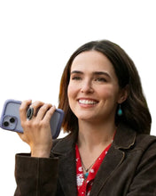 Voicemails for Isabelle 2026 Zoey Deutch (Jill) Suede Coat