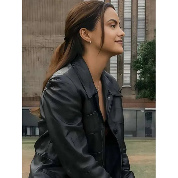 Upgraded 2024 Camila Mendes Leather Jacket